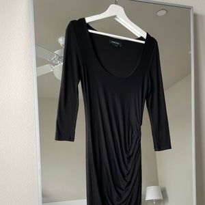 Marciano black dress with zippered side slit
